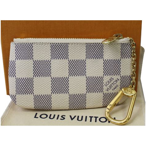 lv damier azur key pouch|louis vuitton wallet pouch.